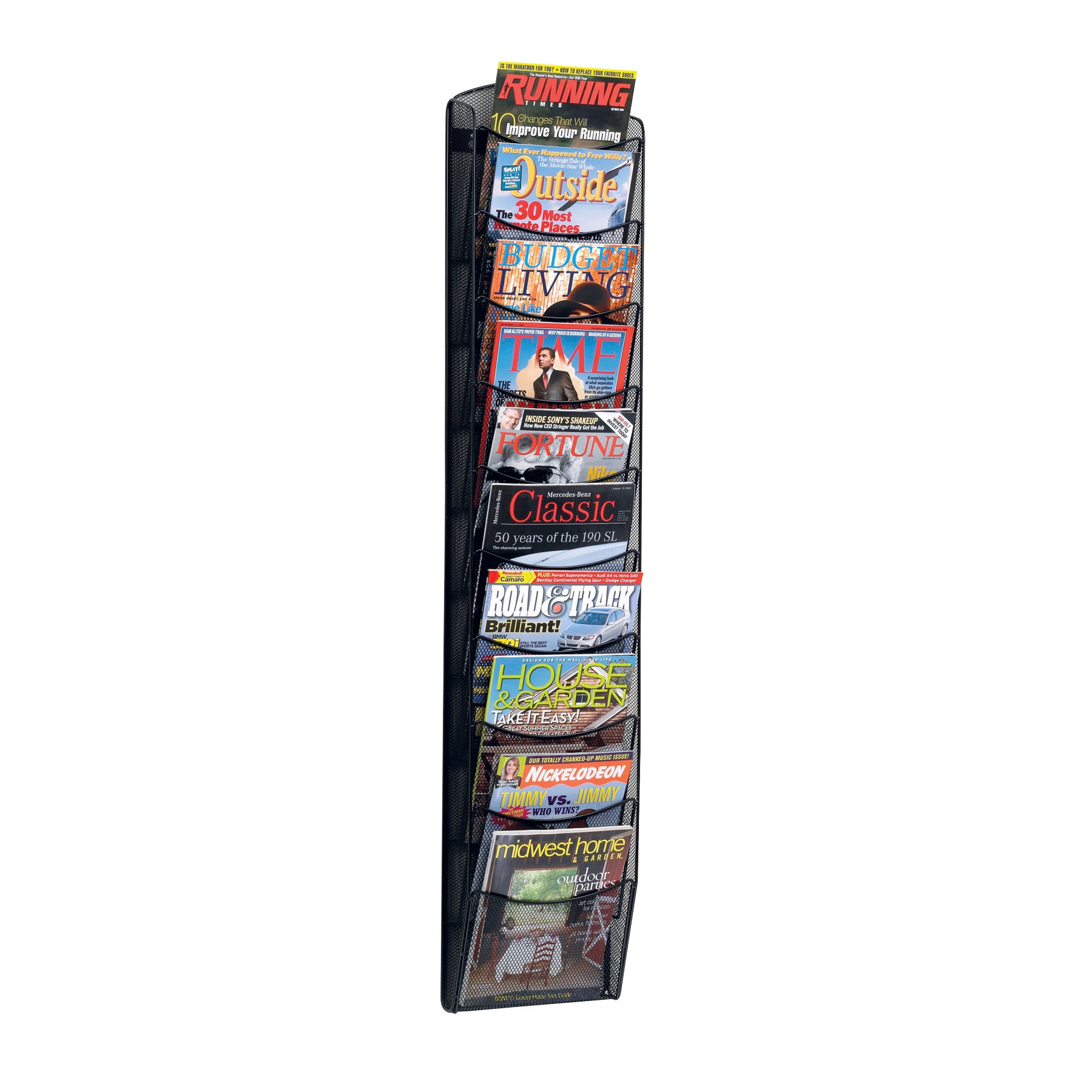Onyx Literature Rack 10 Pocket