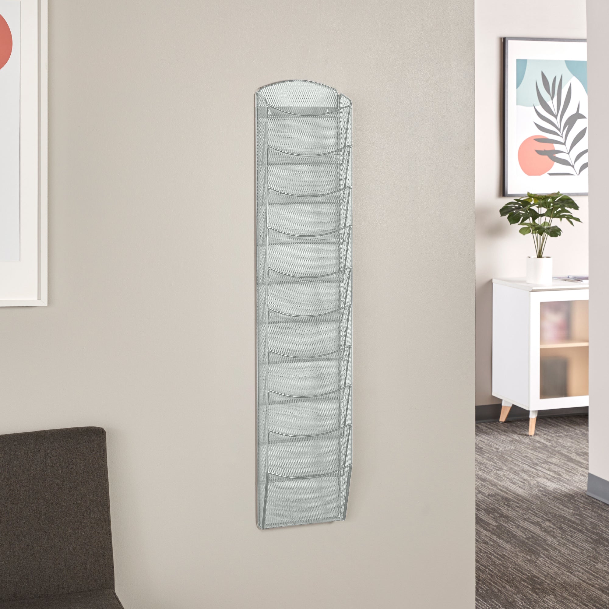 Onyx Literature Rack 10 Pocket