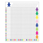 Classroom Poster - 17"x22" - Rainbow People Incentive Chart