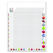Classroom Poster - 17"x22" - Sports Ball Incentive Chart