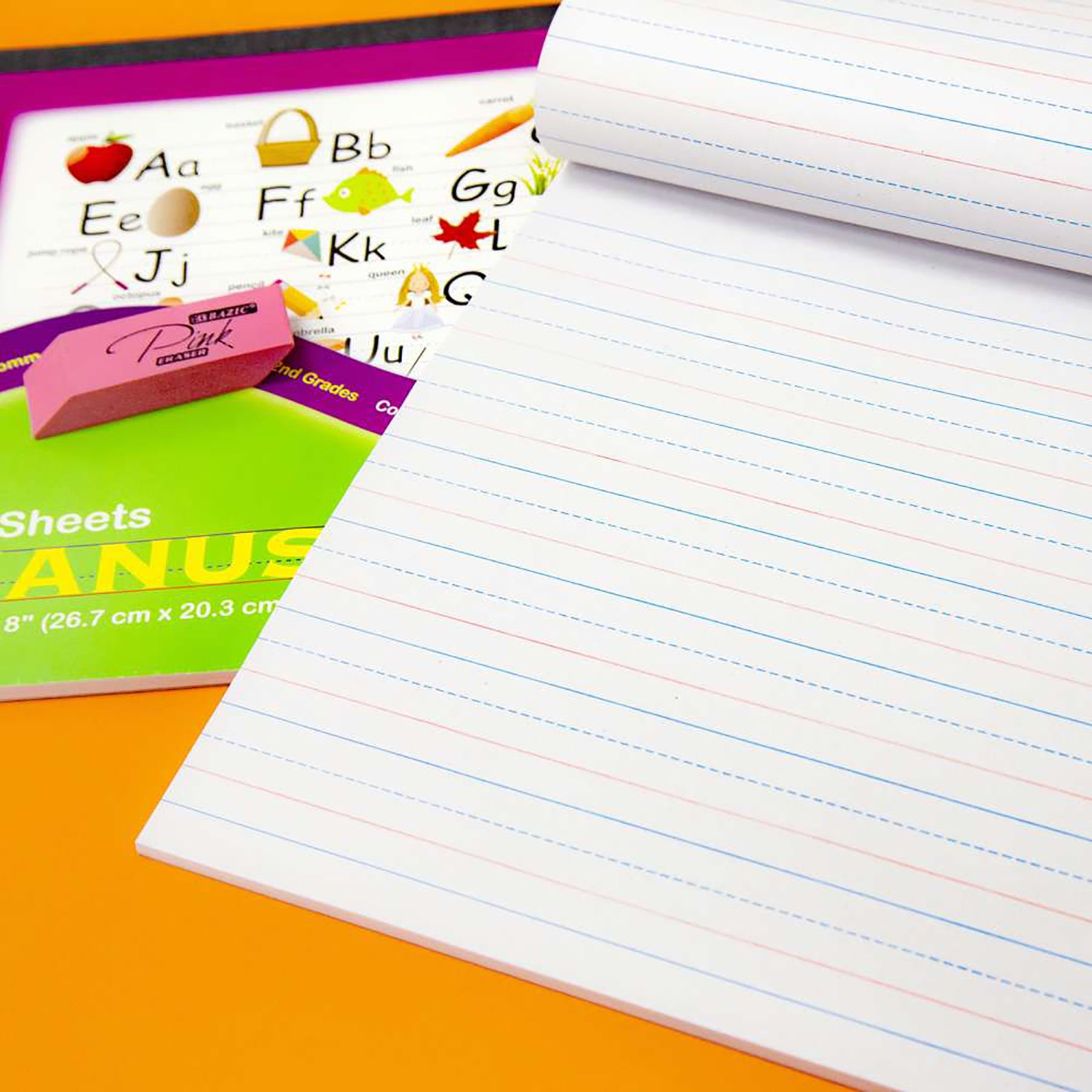 Manuscript Writing Pad, 10.5" x 8", 50 Sheets