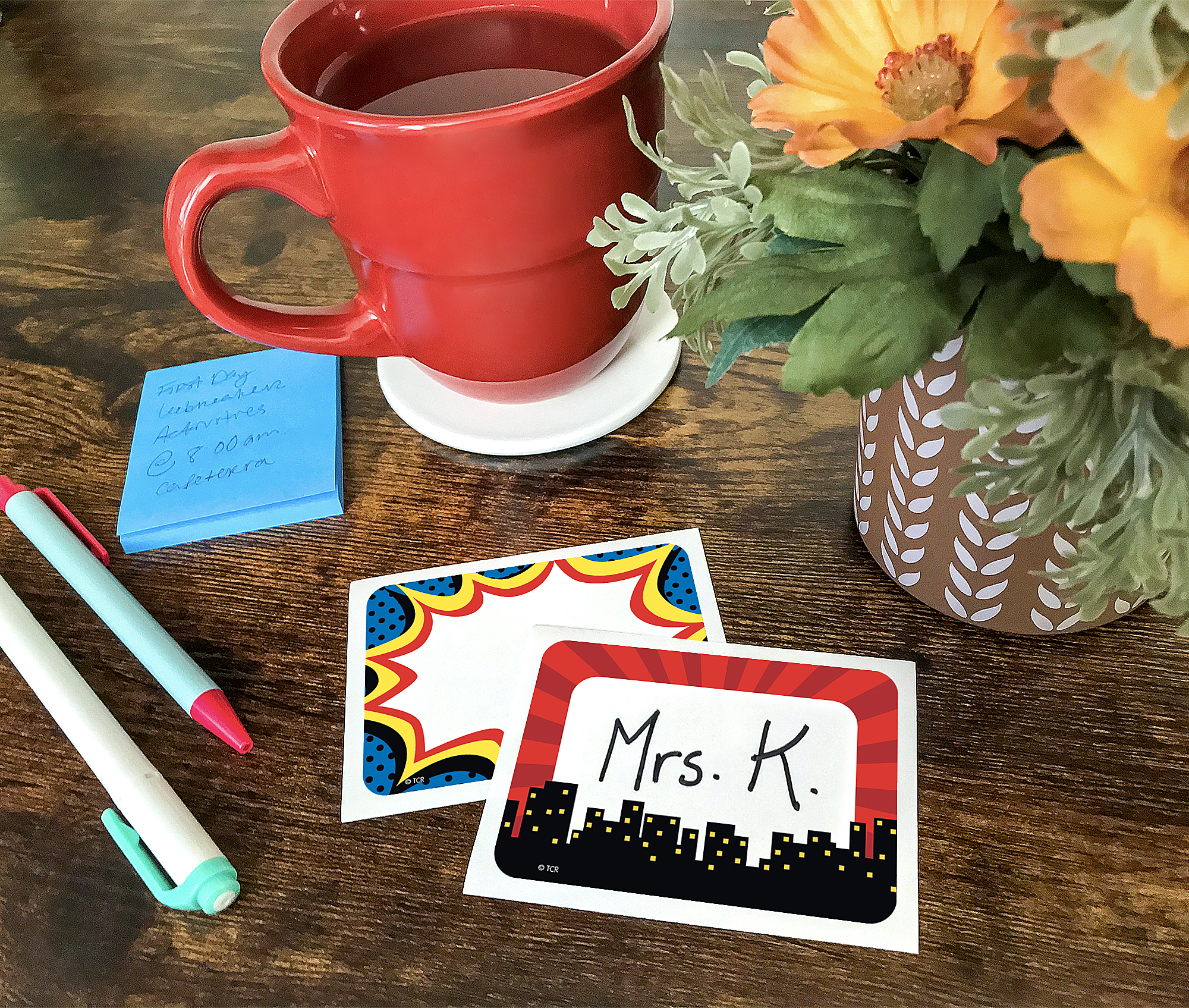 Superhero Name Tags/Labels - Multi-Pack