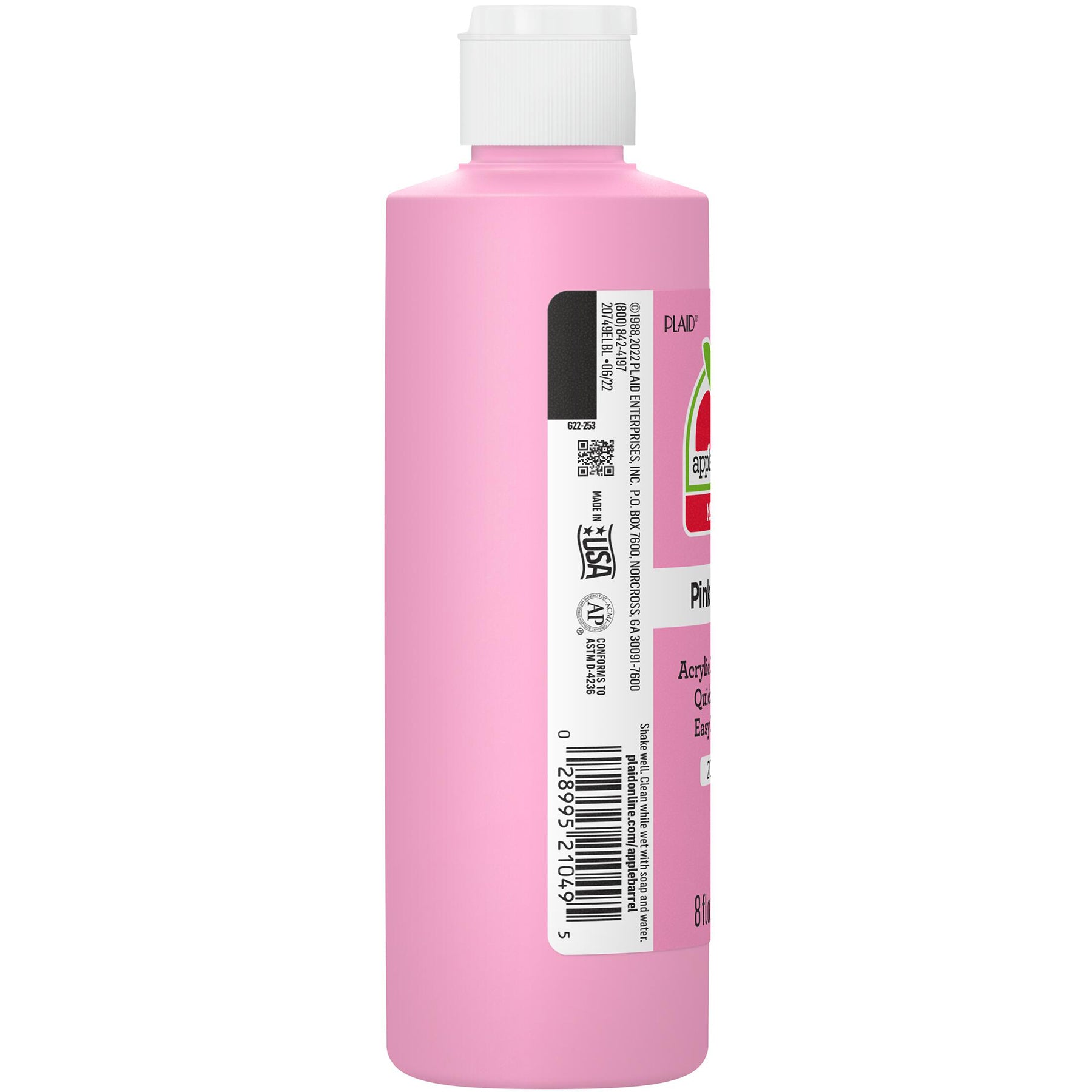 Acrylic Paint Matte, 8oz., Pink Parfait