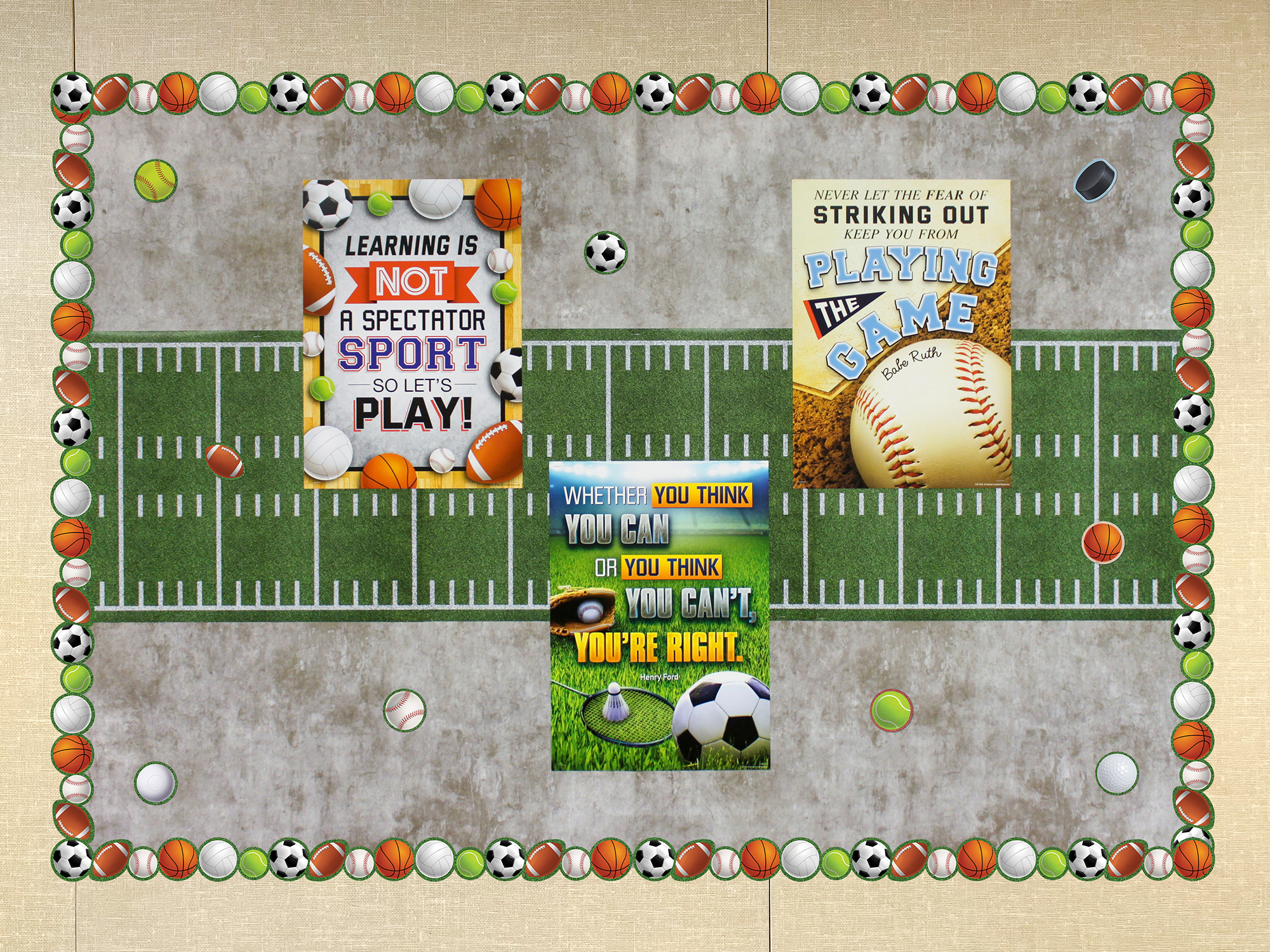 Sports Die-Cut Border Trim