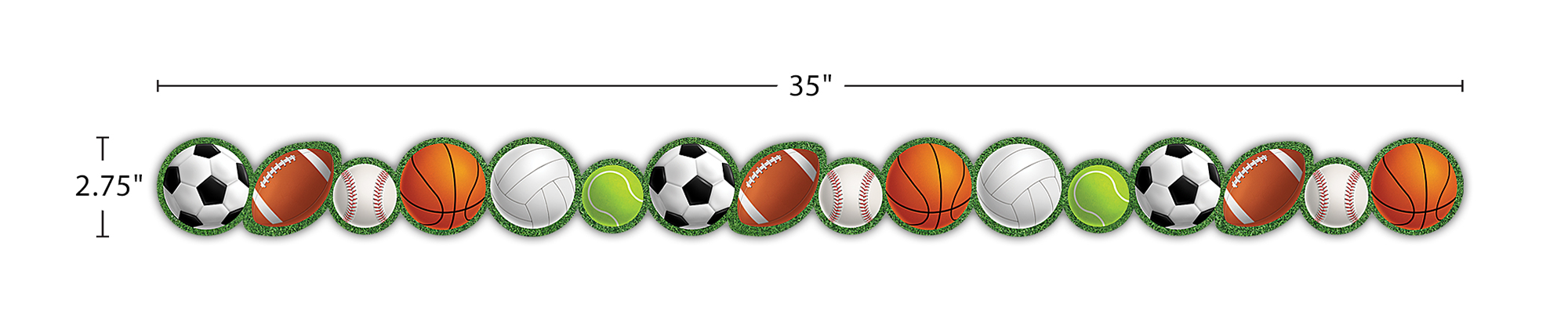 Sports Die-Cut Border Trim