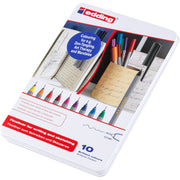 edding 55 Fineliner - Metal Box of 10 - Assorted