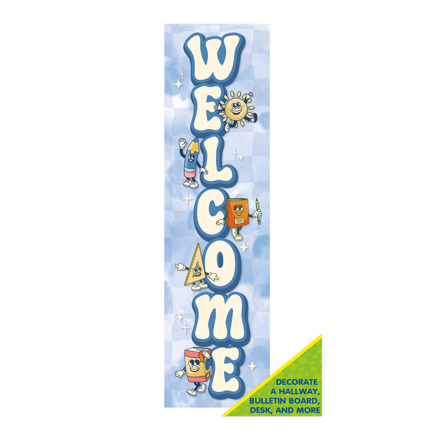 S'Cool Era Classroom Banner, 12" x 45", Pack of 3