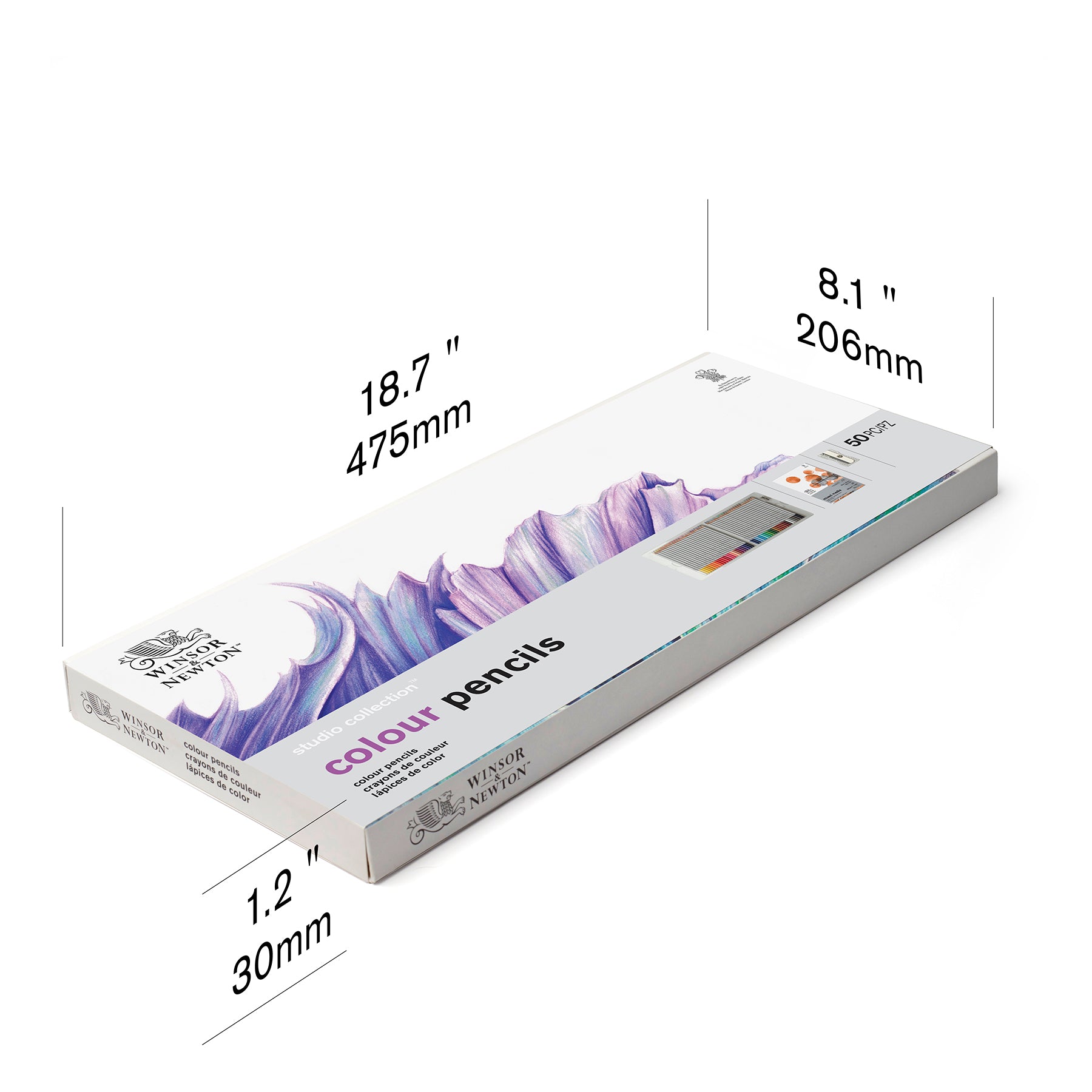 WN Studio Collection Colour Pencil Box Set - 50pc