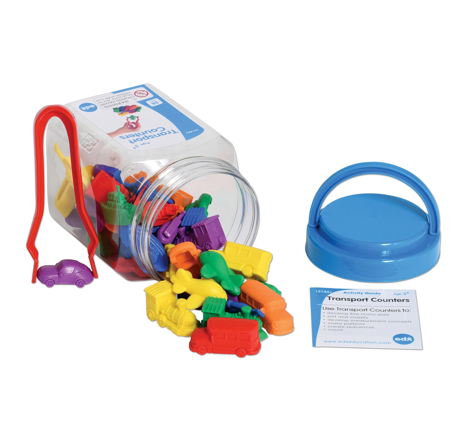 Transport Counters - Mini Jar - Set of 36