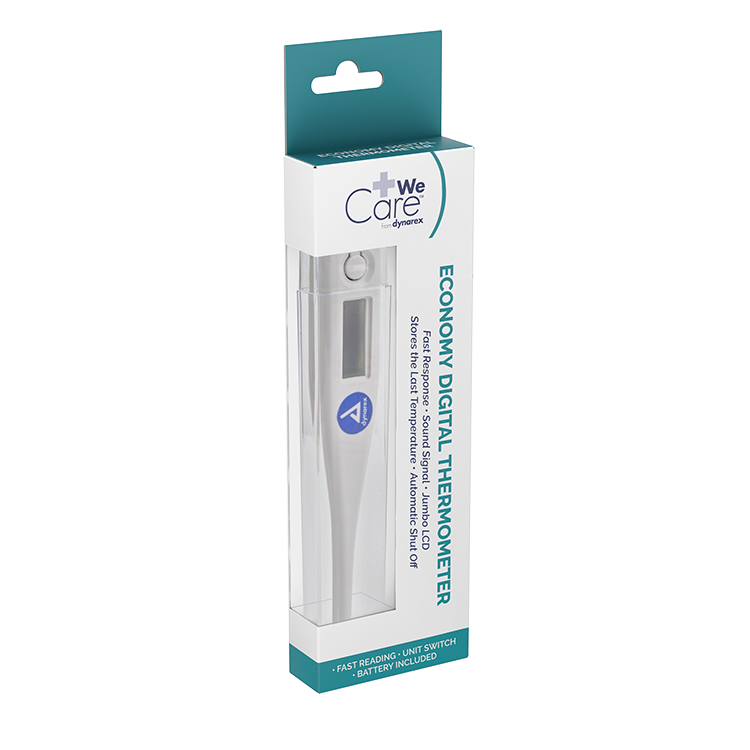 Digital Thermometer, Standard Tip - 12 pcs per Box