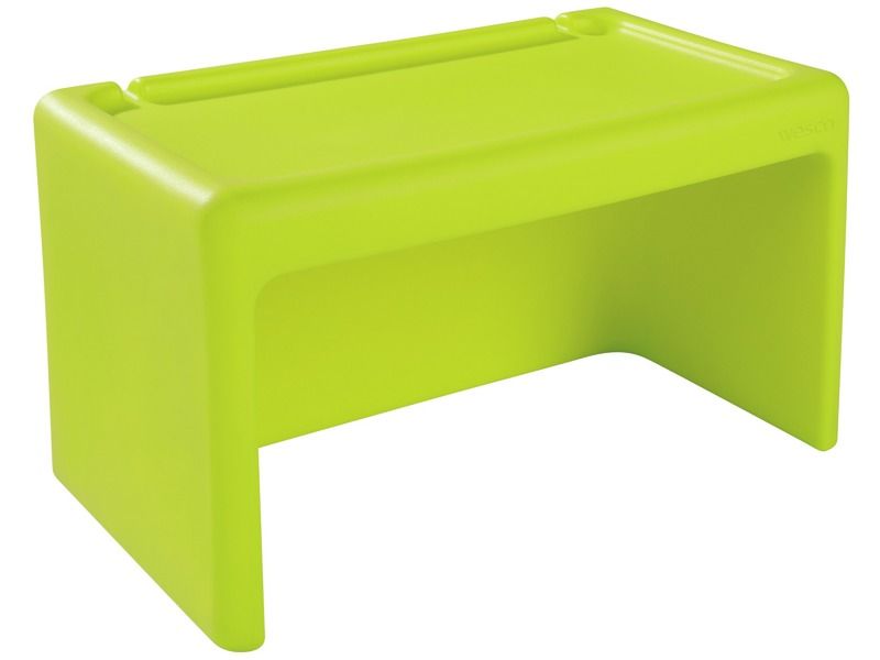 Tadam Bench Double - Light Green, 28.5"L x 15.7"H x 15.9"D