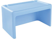 Tadam Bench Double - Light Blue, 28.5"L x 15.7"H x 15.9"D
