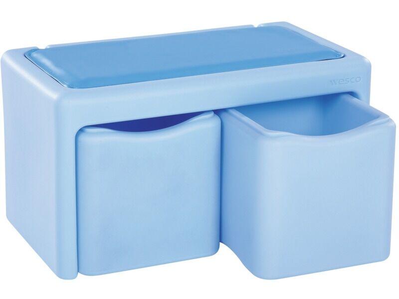 Tadam Bench Kit - Light Blue, 28.5"L x 15.9"W x 15.7"H