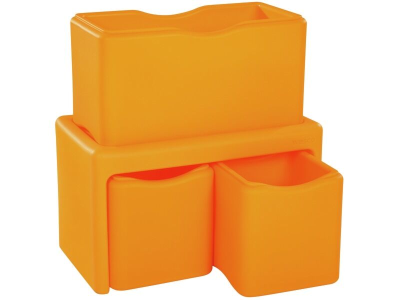 Tadam Tower Kit - Light Orange, 28.5"L x 15.9"W x 28"H