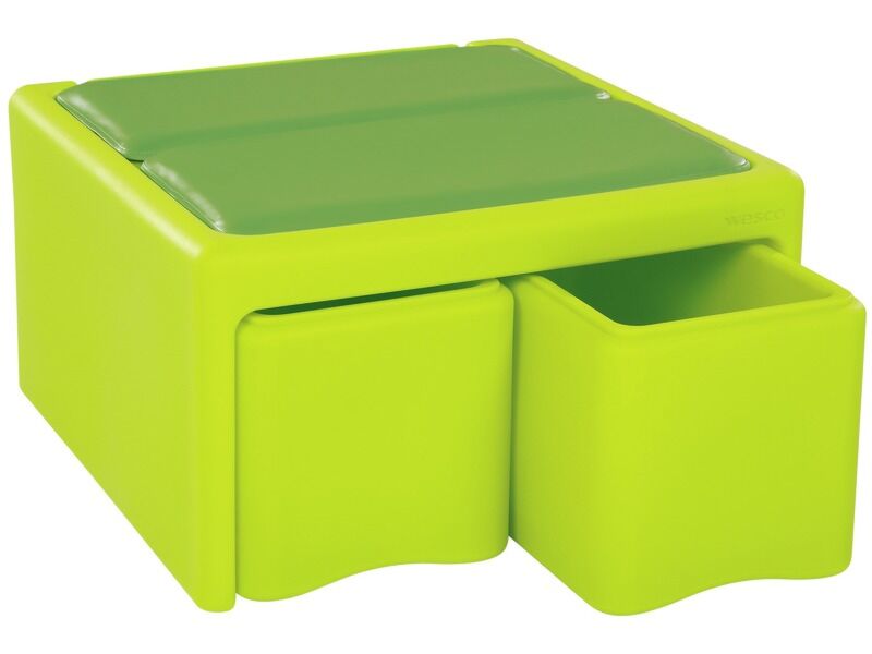 Tadam Podium Kit - Light Green, 28.5"L x 28.5"W x 15.7"H