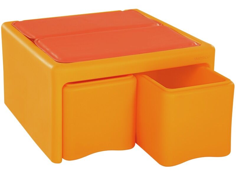 Tadam Podium Kit - Light Orange, 28.5"L x 28.5"W x 15.7"H
