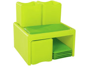 Tadam Cube Kit - Light Green, 28.5"L x 28.5"W x 28"H