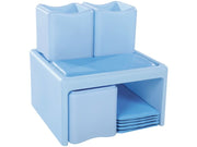 Tadam Cube Kit - Light Blue, 28.5"L x 28.5"W x 28"H