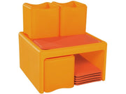 Tadam Cube Kit - Light Orange, 28.5"L x 28.5"W x 28"H