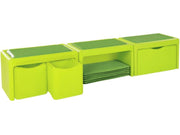 Tadam Triple Bench Kit - Light Green, 85.6"L x 15.9"W x 15.7"H