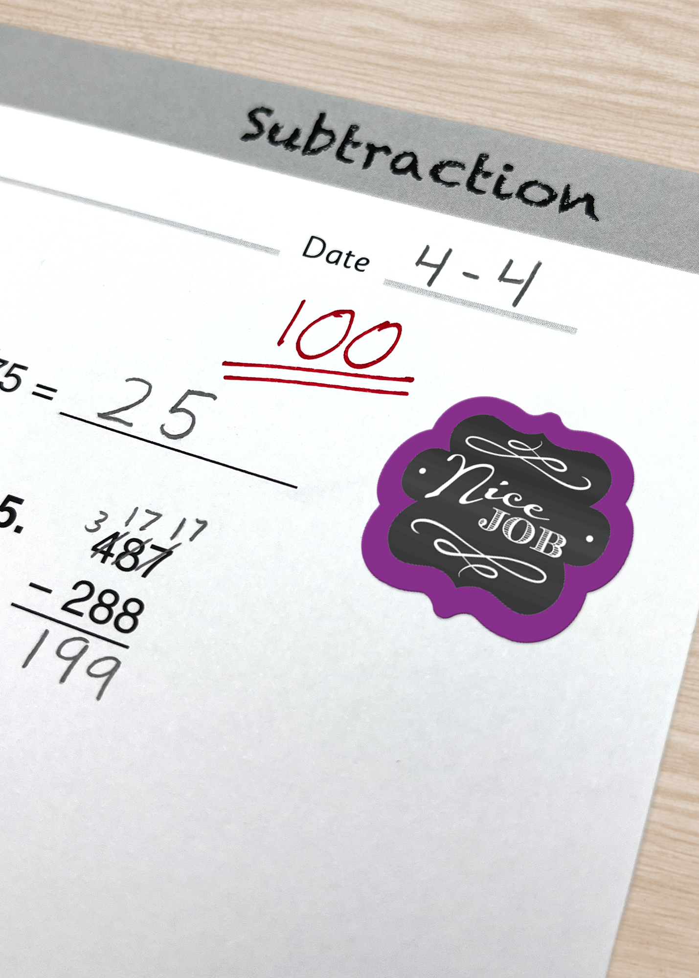 Chalkboard Brights Stickers