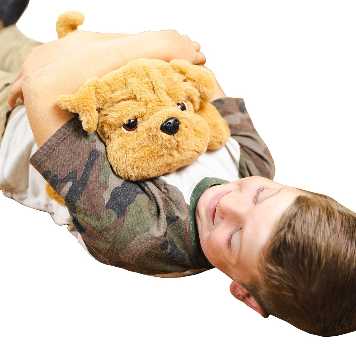 Happy Hugs Sensory Weighted Plush Bulldog
