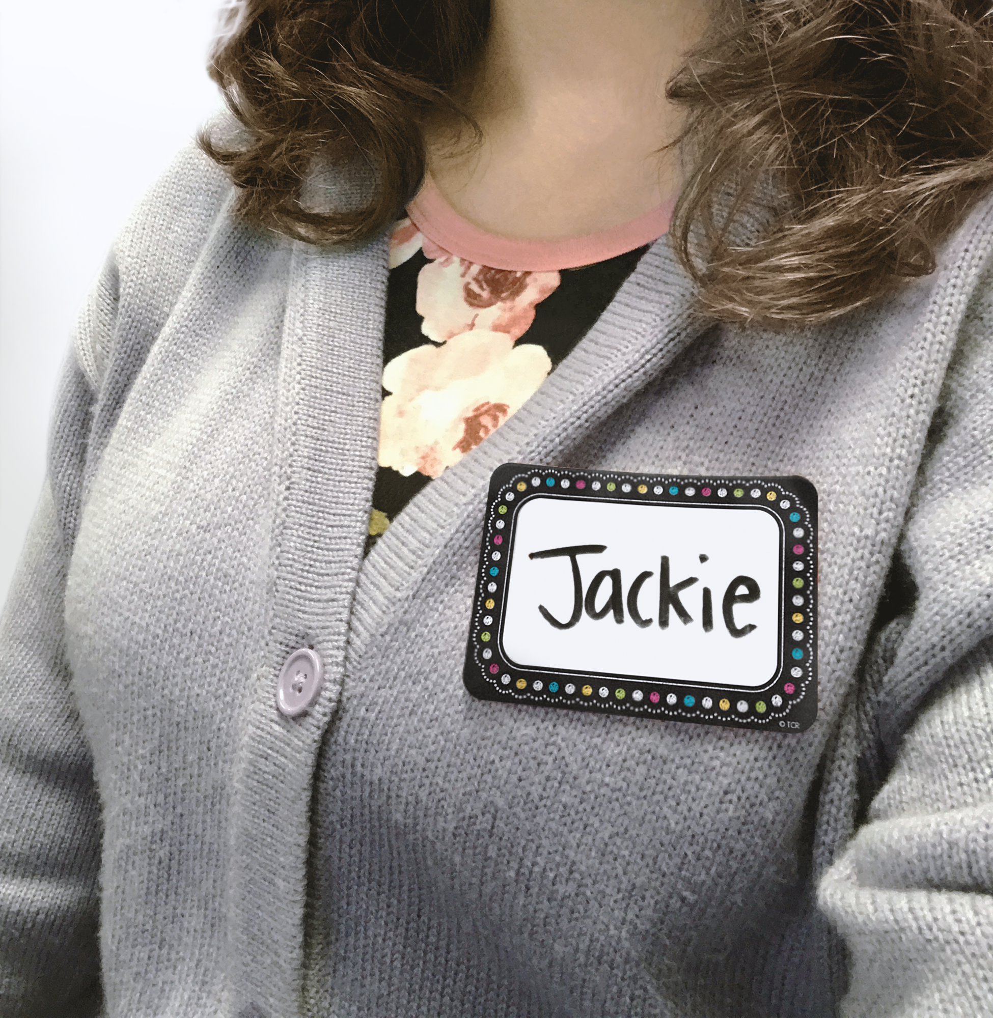 Chalkboard Brights Name Tags/Labels