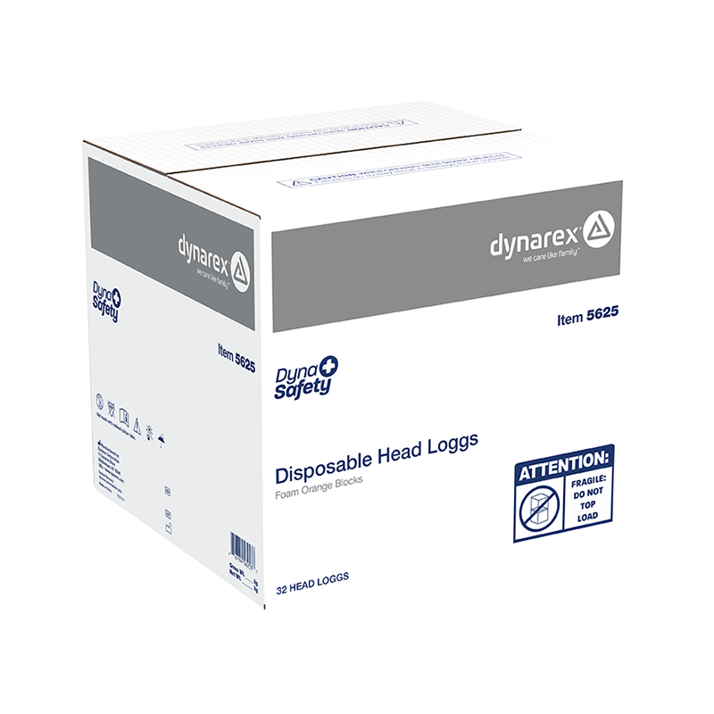Disposable Head Loggs, Orange, 16 Pairs, 32 per Case