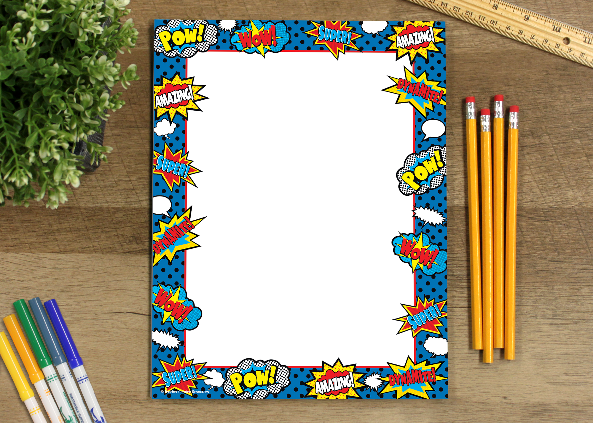 Superhero Computer Paper