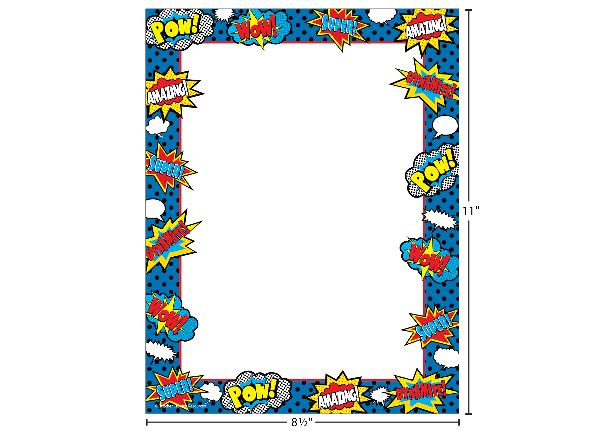 Superhero Computer Paper