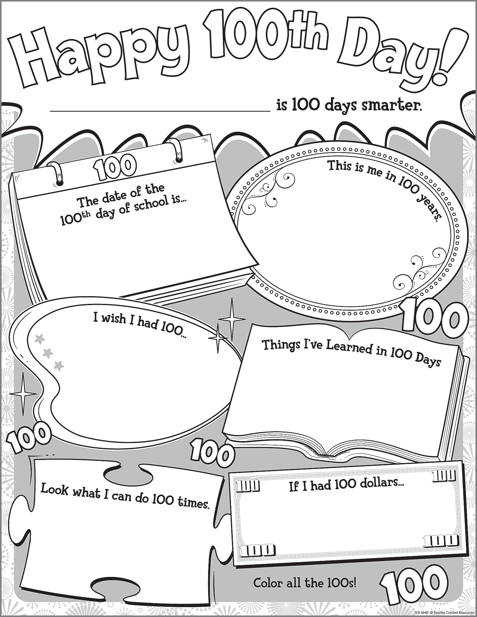 Happy 100th Day Poster Pack