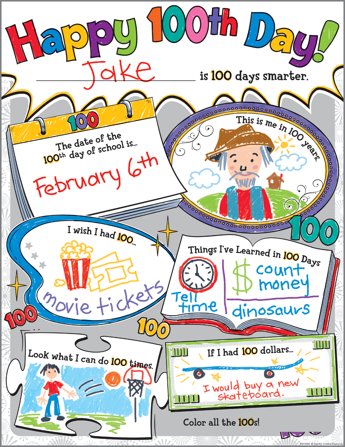Happy 100th Day Poster Pack