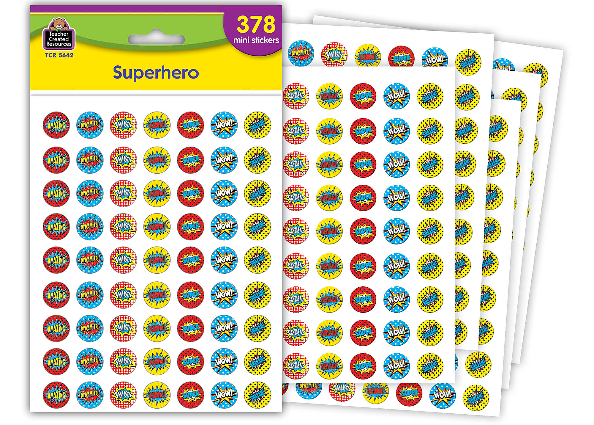 Superhero Mini Stickers