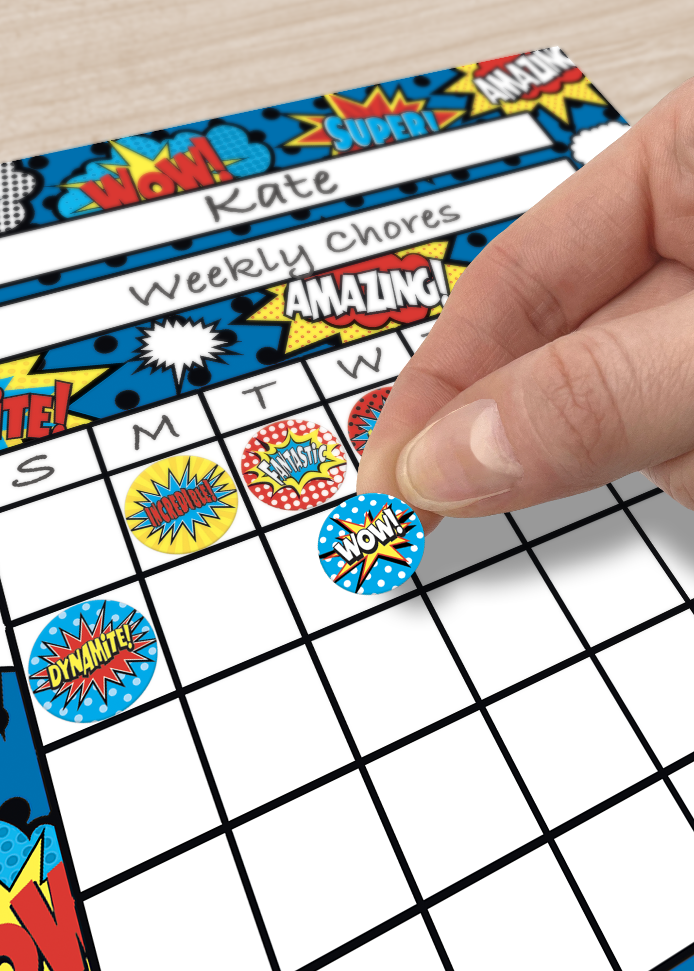 Superhero Mini Stickers