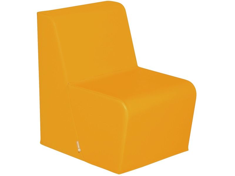 Basic Adult Low Chair - Light Orange, 15.7"H