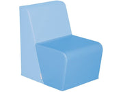 Basic Adult Low Chair - Blue/Light Blue, 15.7"H