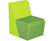 Basic Adult Low Chair - Green/Light Green, 15.7"H