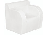 Basic Adult Chair With 2 Armrests - White, 15.7"H