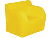 Basic Adult Chair With 2 Armrests - Yellow, 15.7"H
