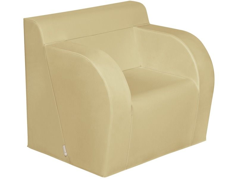 Basic Adult Chair With 2 Armrests - Sand, 15.7"H