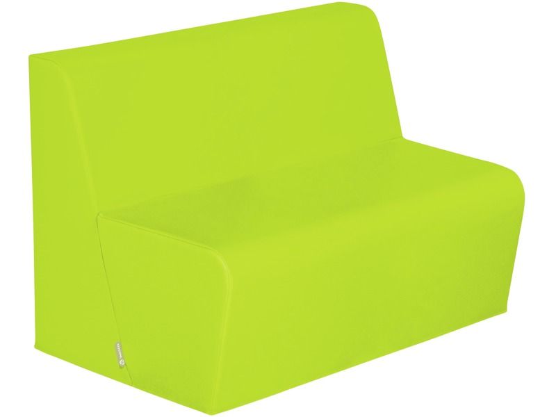 Basic 2-Seater Bench Seat - Light Green, 15.7"H