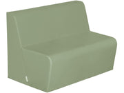 Basic 2-Seater Bench Seat - Lichen, 15.7"H