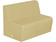 Basic 2-Seater Bench Seat - Sand, 15.7"H