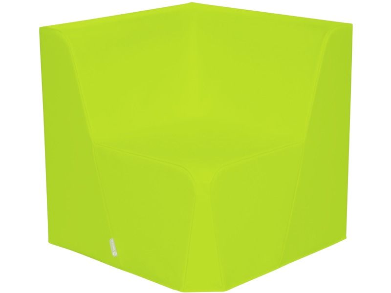Basic Adult Low Corner Chair - Light Green, 15.7"H