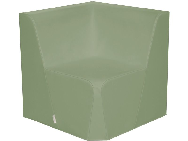 Basic Adult Low Corner Chair - Lichen, 15.7"H