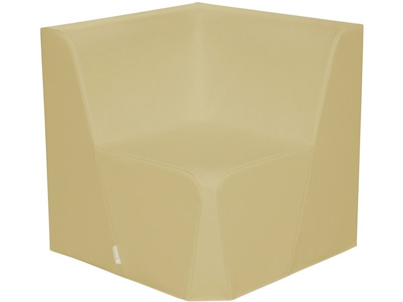 Basic Adult Low Corner Chair - Sand, 15.7"H