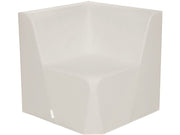 Basic Adult Low Corner Chair - Ivory, 15.7"H