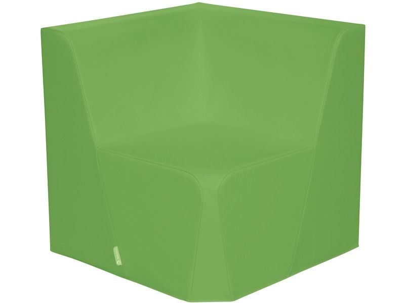 Basic Adult Low Corner Chair - Moss Green, 15.7"H