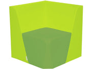 Basic Adult Low Corner Chair - Green/Light Green, 15.7"H