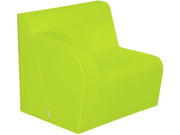 Basic Adult Right Armchair - Light Green, 15.7"H